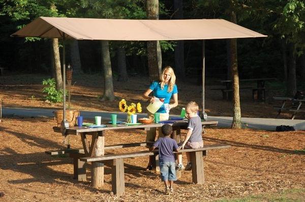 Tilt Mount Quick Clamp Canopies 7x10, Shelterlogic Clamp On Picnic Table Canopy