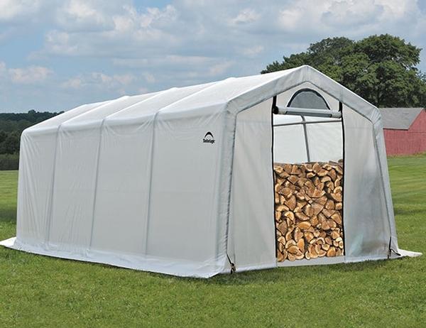 10 Wx20L x8 H Firewood Seasoning Shed