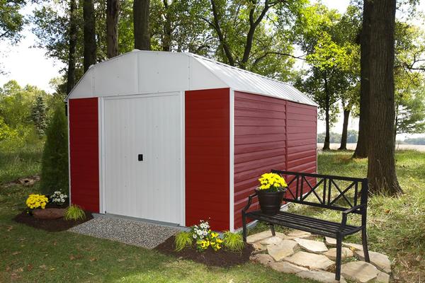 arrow red barn shed 10x14